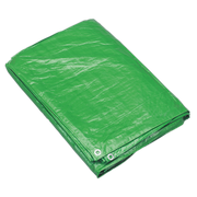 Sealey Tarpaulin 2.44 x 3.05m Green