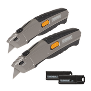 Toughbuilt 2-Pack Autoloading Utility Knives +50 blades