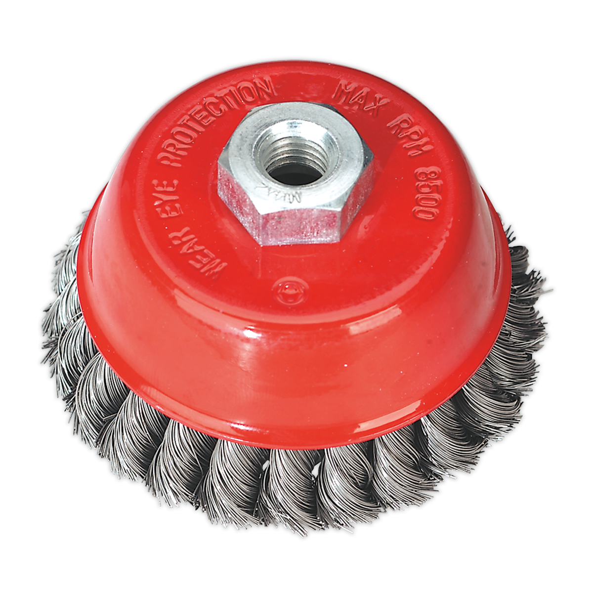 Sealey Twist Knot Wire Cup Brush Ø100mm M14 x 2mm