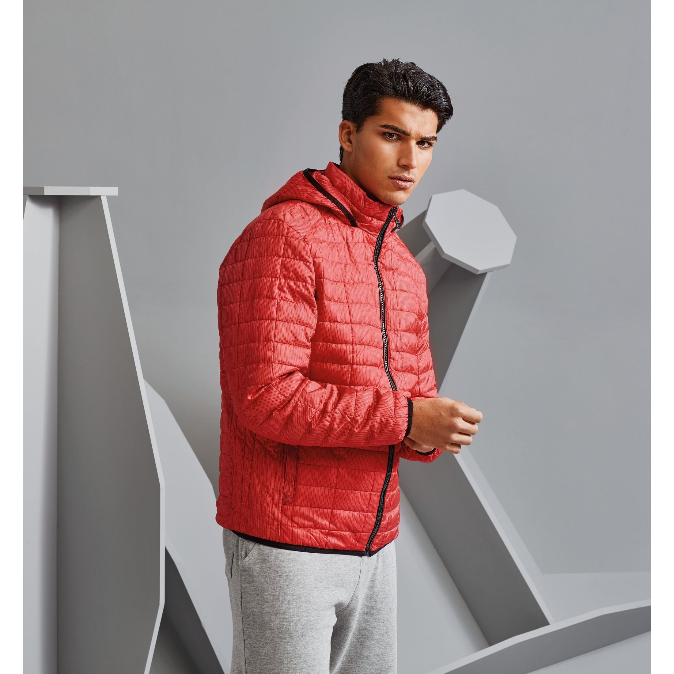 2786 Honeycomb Hooded Jacket