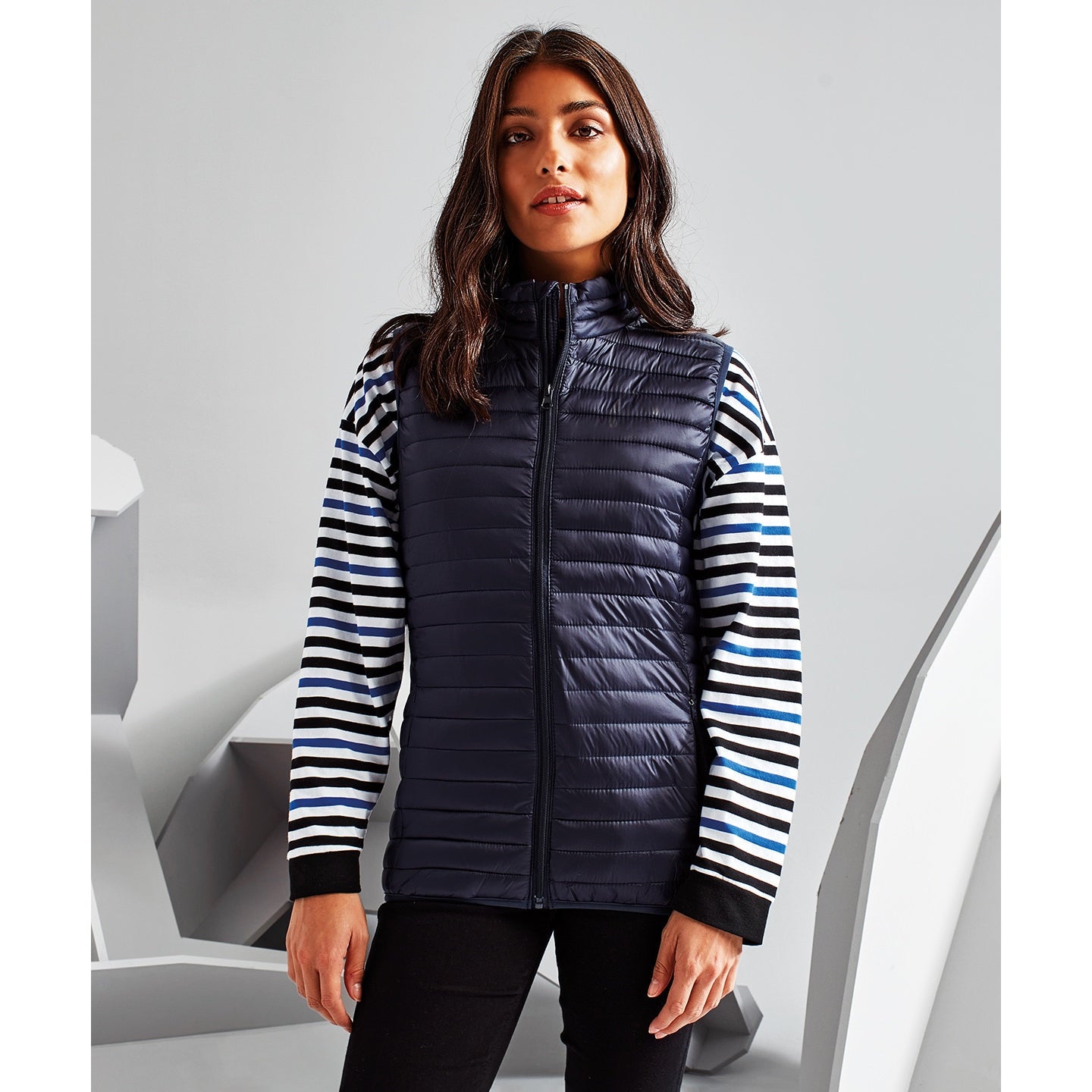 2786 Women's Tribe Fineline Padded Gilet