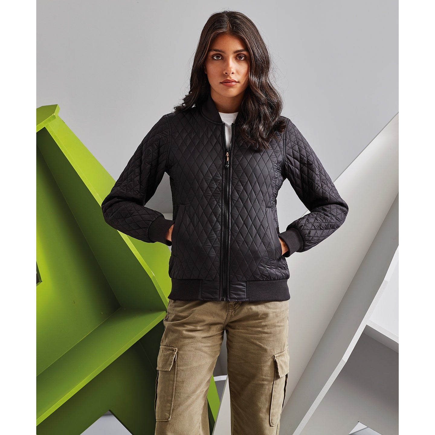2786 Women's Quilted Flight Jacket