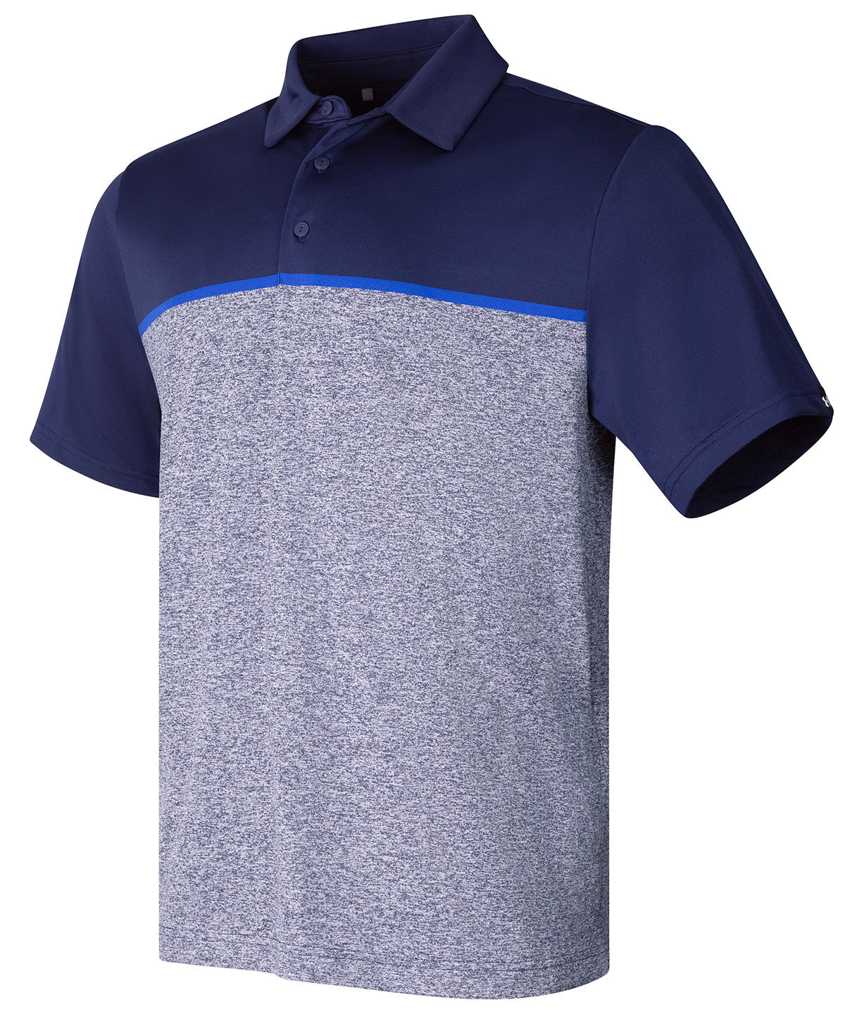 Under Armour Golf Ua Playoff 3.0 Stripe Polo Lb  Edge Lit