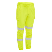 Bisley Taped Hi-Vis Flx & Move 4 Way Stretch Jogger #colour_yellow
