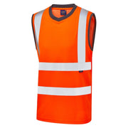 Leo Workwear ASHFORD Leo EcoViz Comfort Sleeveless T-Shirt
