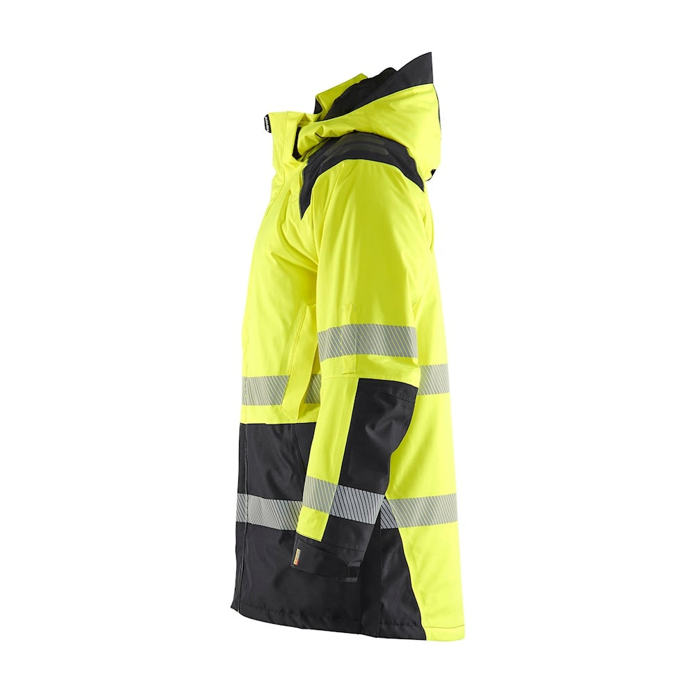 Blaklader Winter Parka Hi-Vis 4457 #colour_hi-vis-yellow-black
