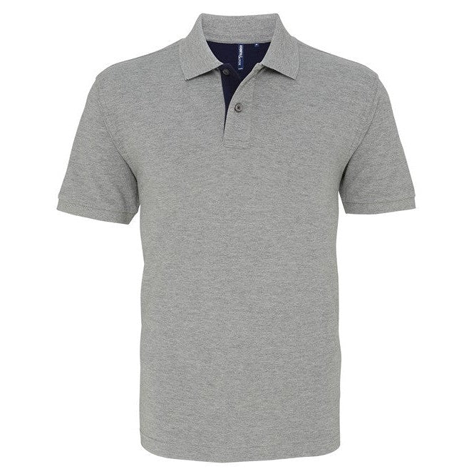 Asquith & Fox Men's Classic Fit Contrast Polo