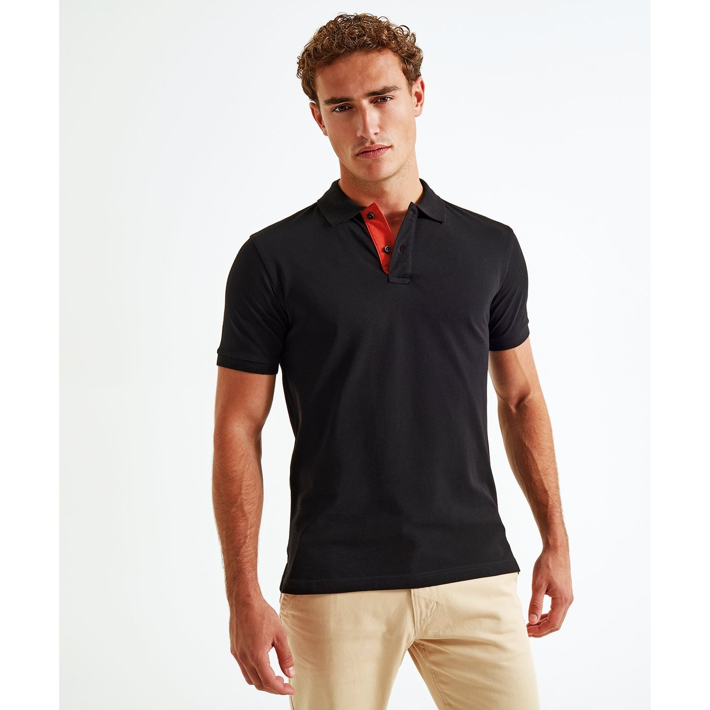 Asquith & Fox Men's Classic Fit Contrast Polo