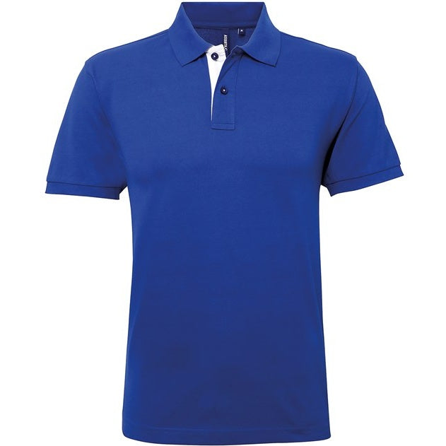 Asquith & Fox Men's Classic Fit Contrast Polo