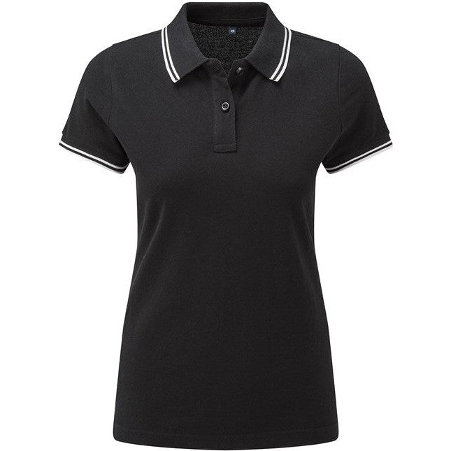 Asquith & Fox Women's Classic Fit Tipped Polo