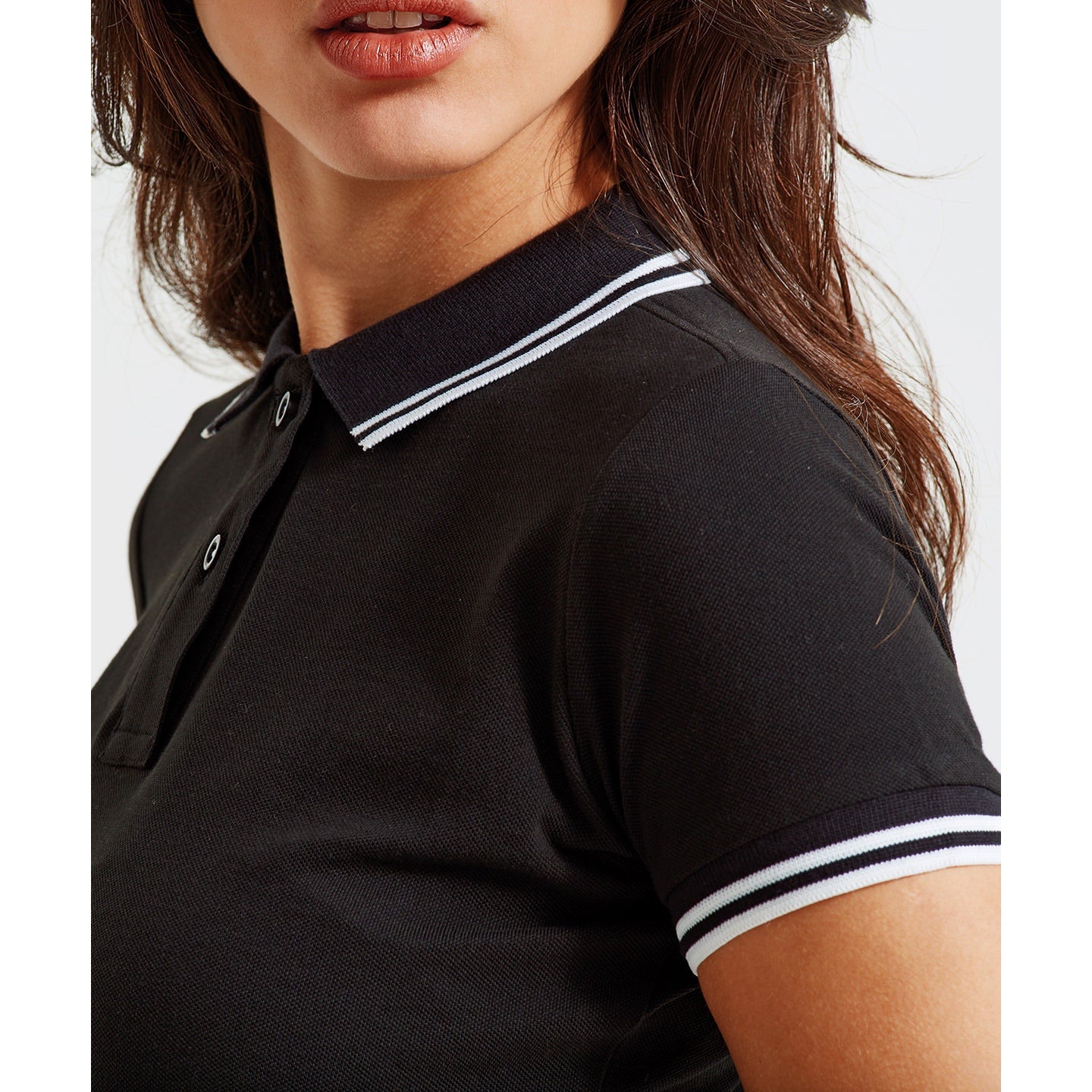 Asquith & Fox Women's Classic Fit Tipped Polo