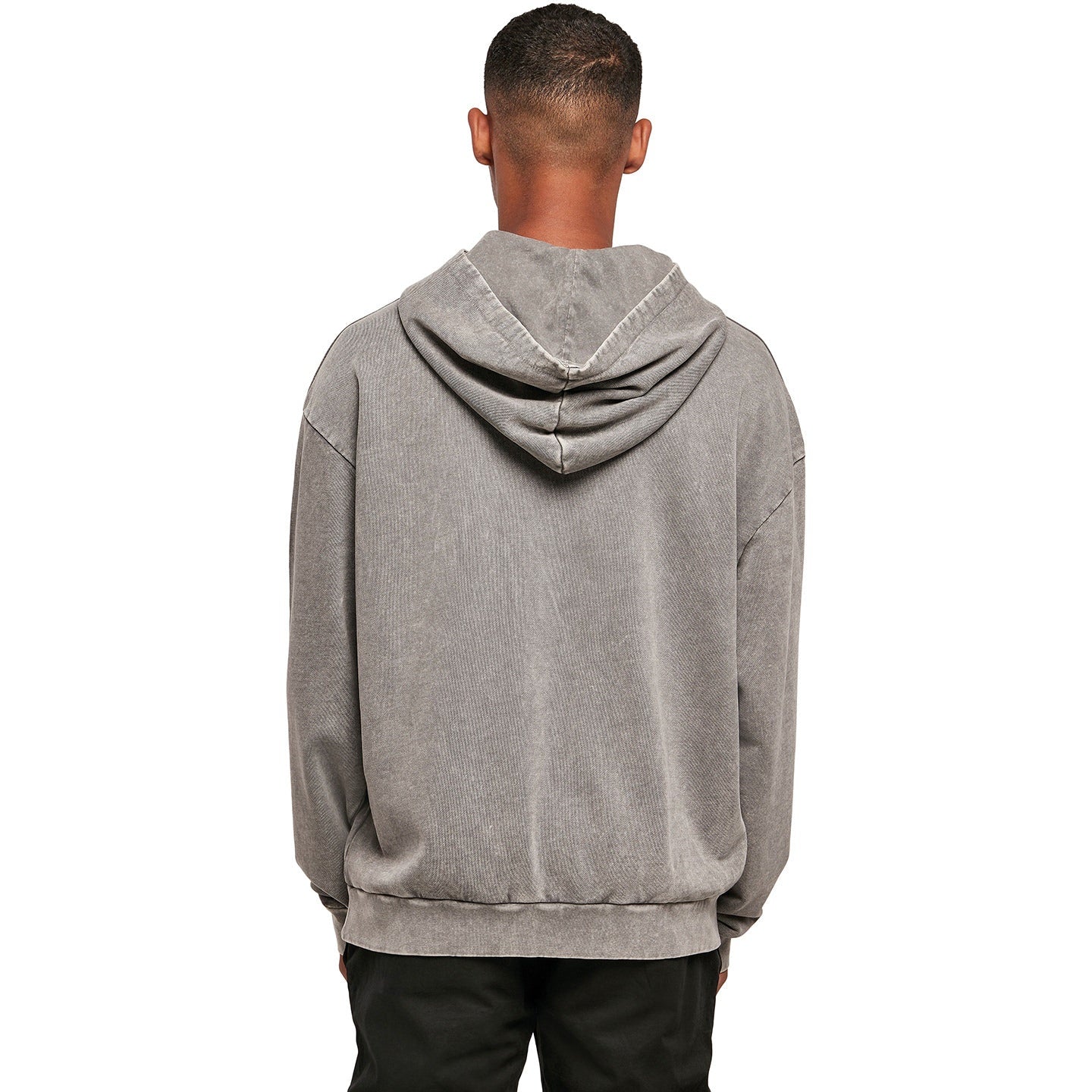 Build Your Brand Acid Washed Oversize Hoodie