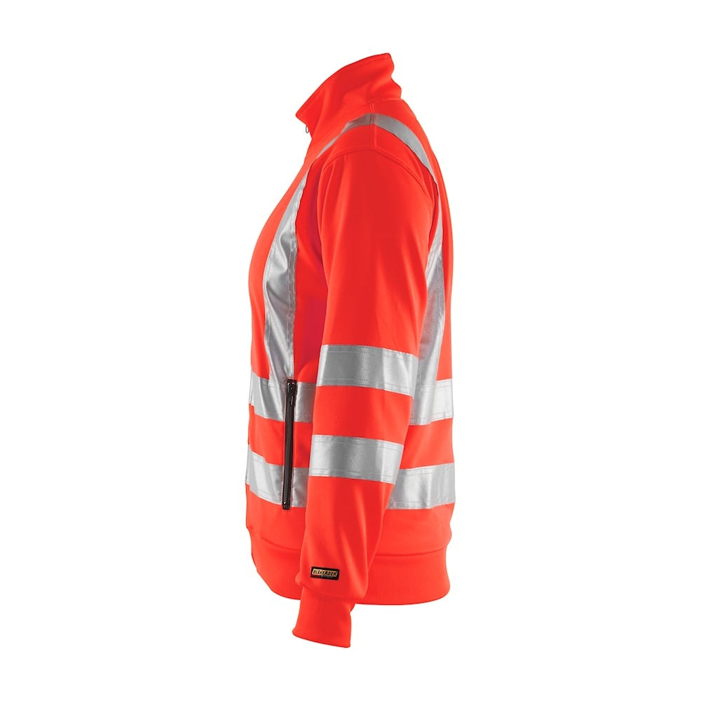 Blaklader Women's Hi-Vis Sweatshirt 3308 #colour_red-hi-vis