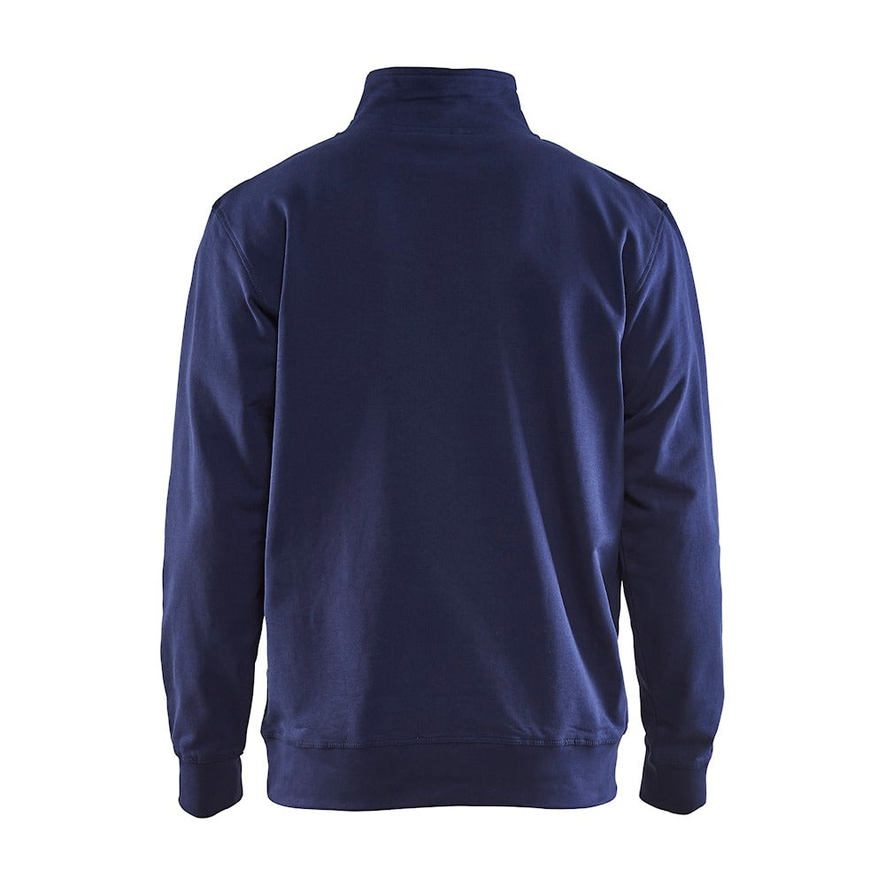 Blaklader Half-Zip 2-Tone Sweatshirt 3353 - Navy Blue/Cornflower Blue