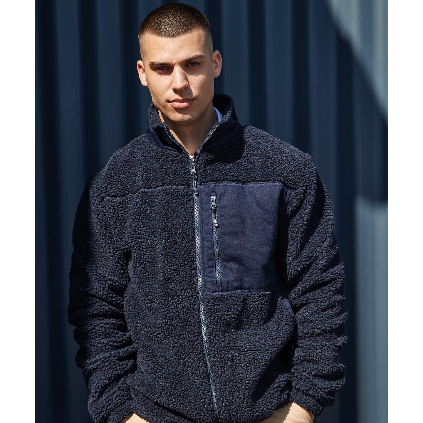 Front Row Recycled Sherpa Fleece