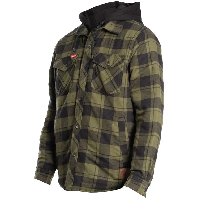 Hard Yakka Quilted Flannel Shacket