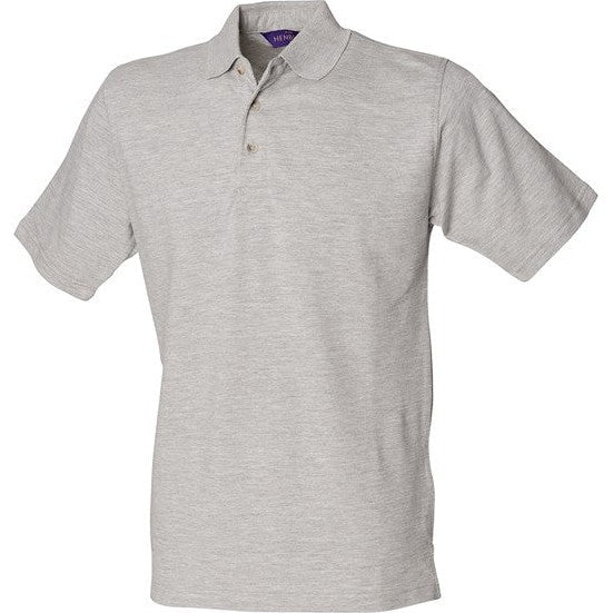 Henbury Classic Cotton Piqué Polo With Stand-Up Collar