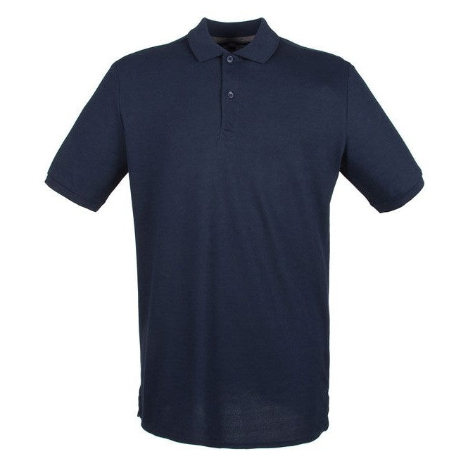 Henbury Micro-Fine Piqué Polo Shirt - Navy*