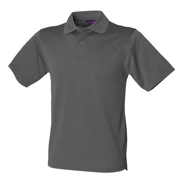 Henbury Coolplus® Polo Shirt - Charcoal Grey