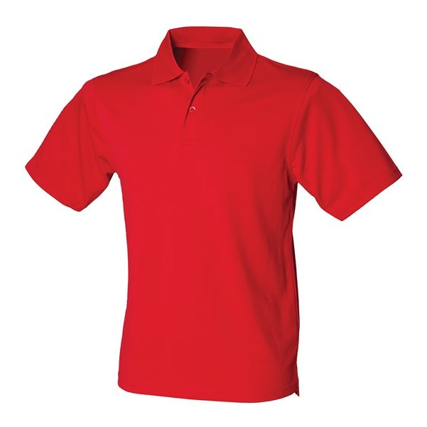 Henbury Coolplus® Polo Shirt - Classic Red*