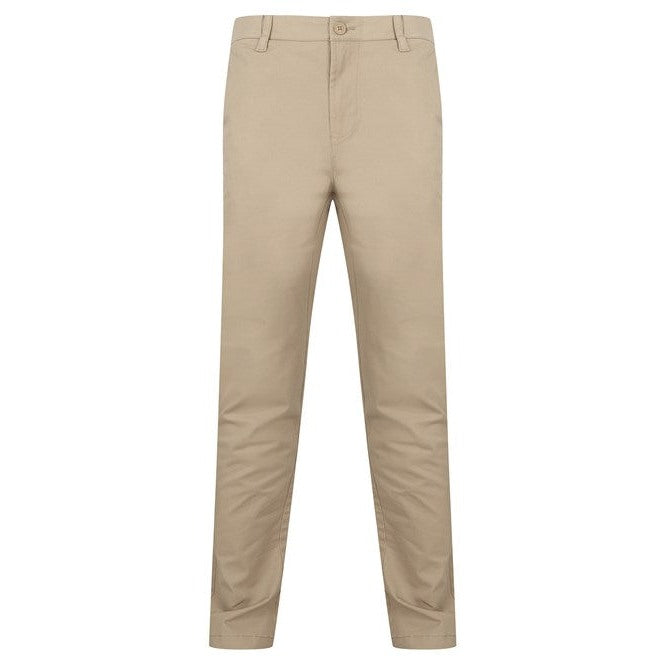 Henbury Stretch Chinos With Flex Waistband