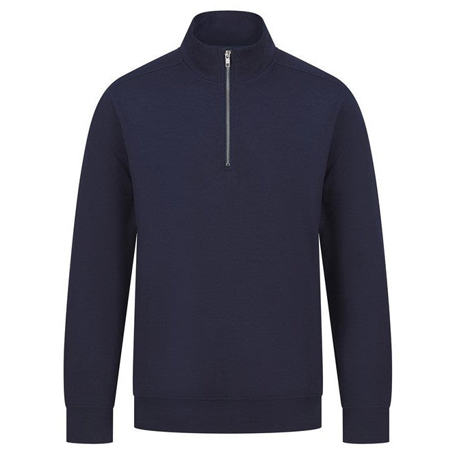 Henbury Unisex Sustainable ¼-Zip Sweatshirt