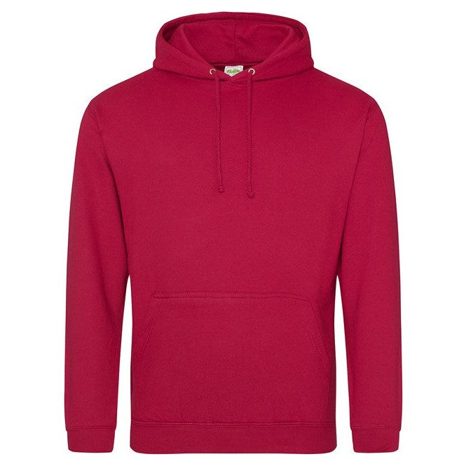 Awdis Just Hoods College Hoodie - Red Hot Chilli