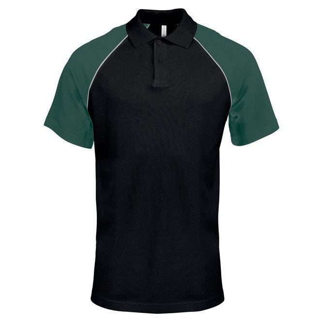 Kariban Polo Baseball Contrast Polo Shirt