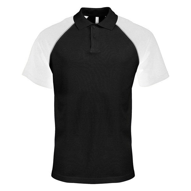 Kariban Polo Baseball Contrast Polo Shirt