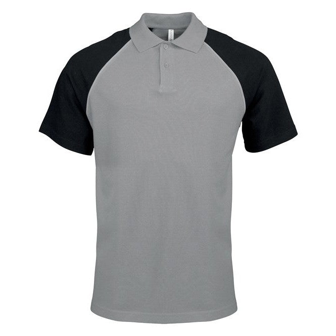 Kariban Polo Baseball Contrast Polo Shirt