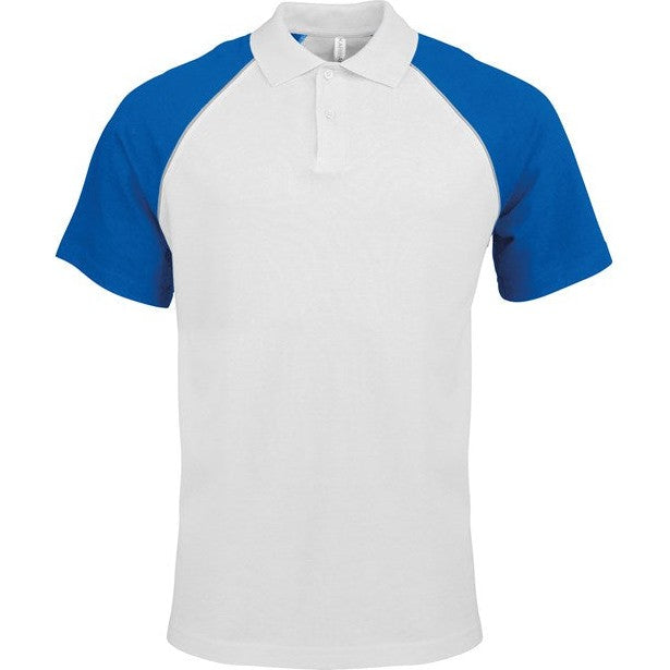Kariban Polo Baseball Contrast Polo Shirt