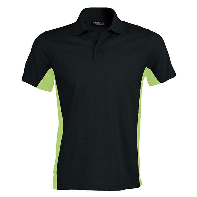 Kariban Flags Short Sleeve Bi-Colour Polo Shirt