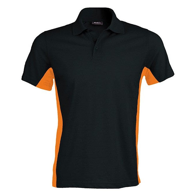 Kariban Flags Short Sleeve Bi-Colour Polo Shirt