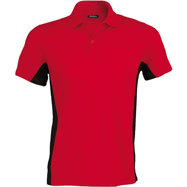 Kariban Flags Short Sleeve Bi-Colour Polo Shirt