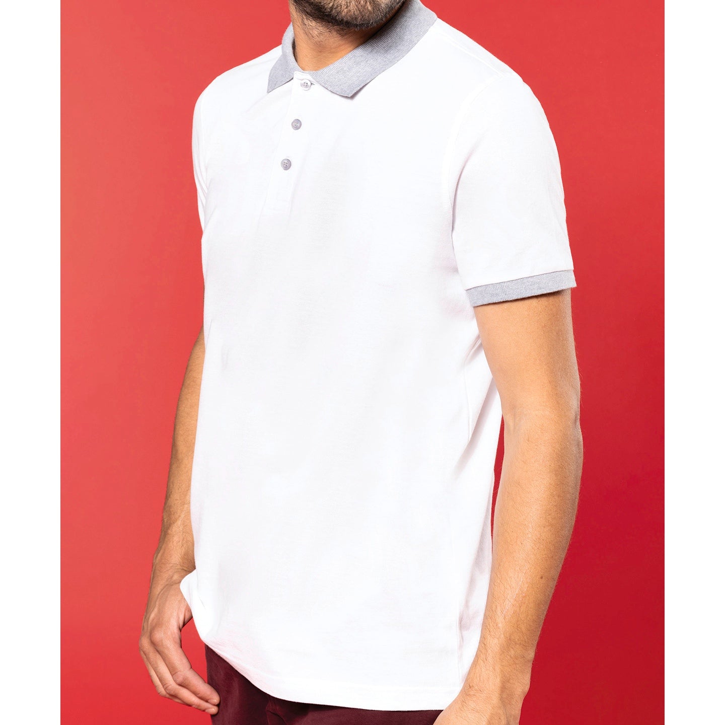 Kariban Two-Tone Piqué Polo Shirt