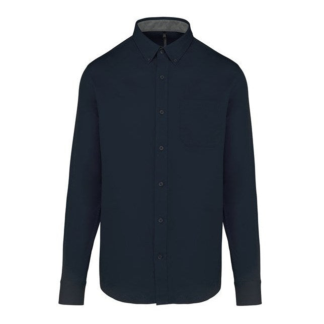 Kariban Men's Nevada Long Sleeve Cotton Shirt