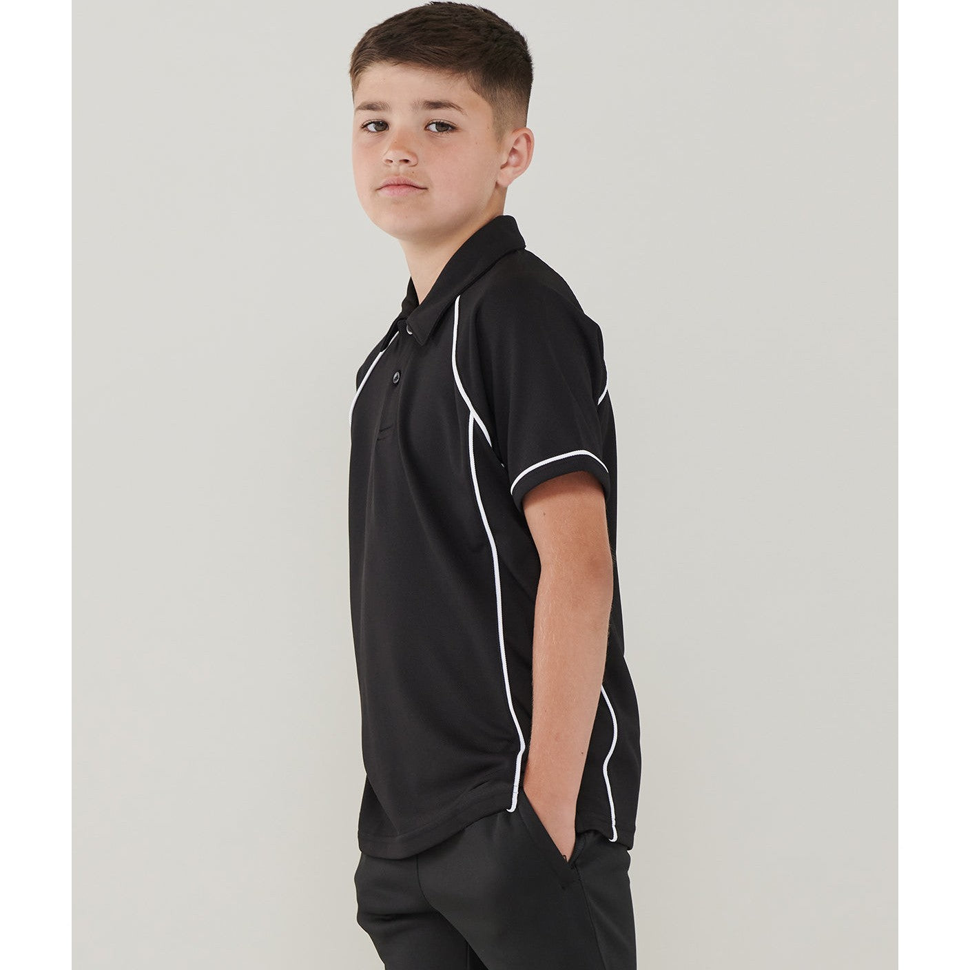 Finden & Hales Kids Piped Performance Polo