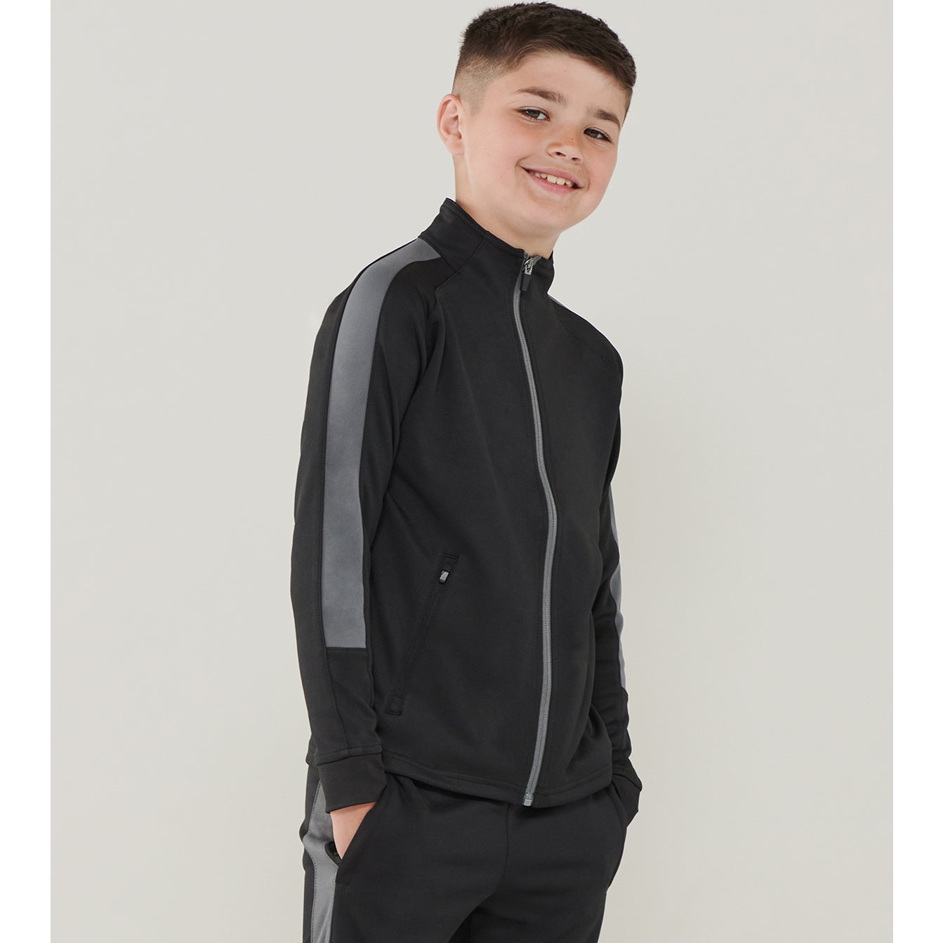 Finden & Hales Kids Knitted Tracksuit Top