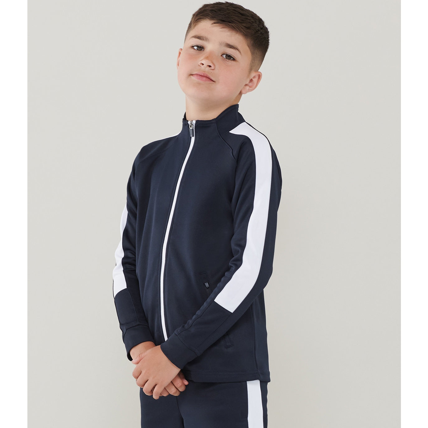 Finden & Hales Kids Knitted Tracksuit Top