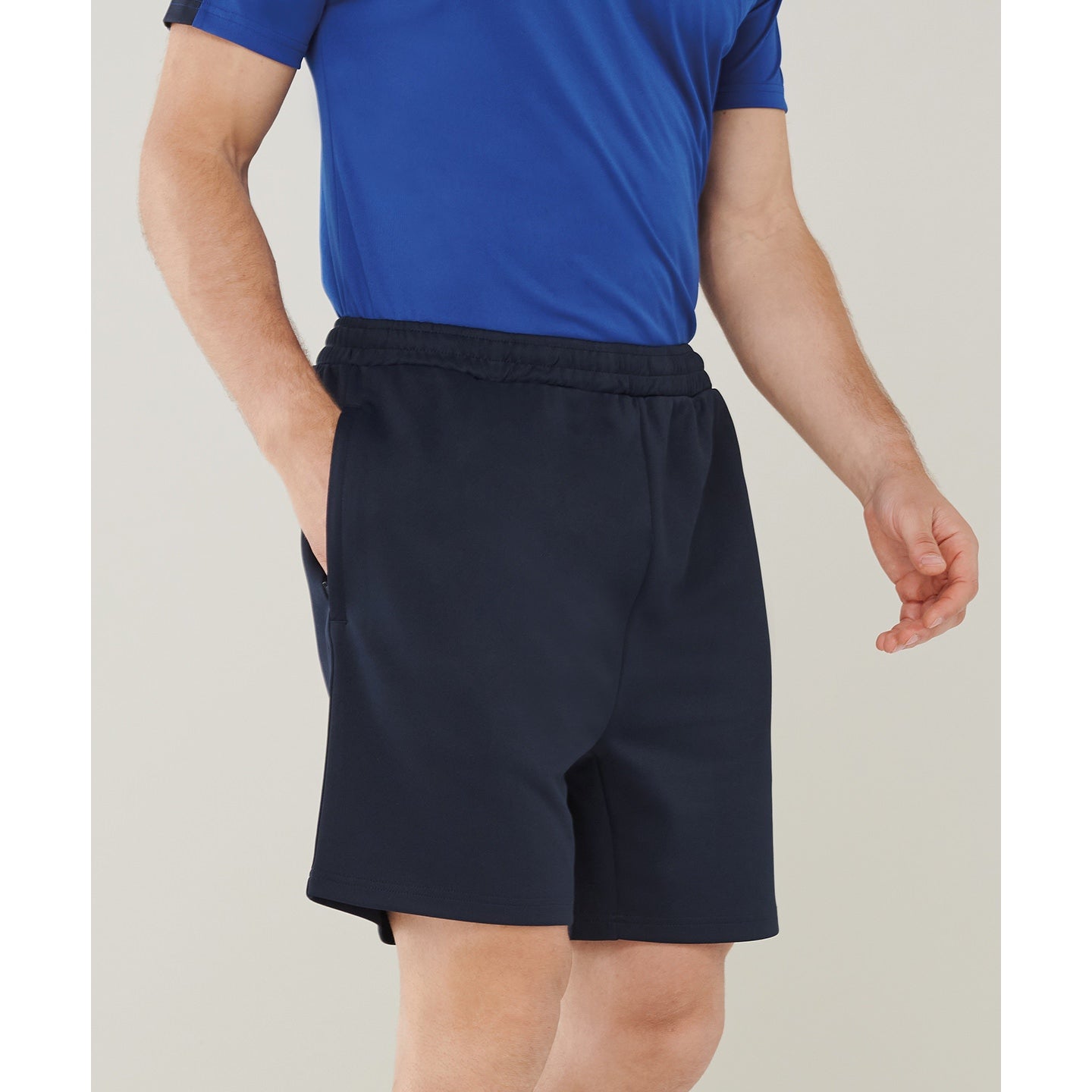 Finden & Hales Knitted Shorts With Zip Pockets