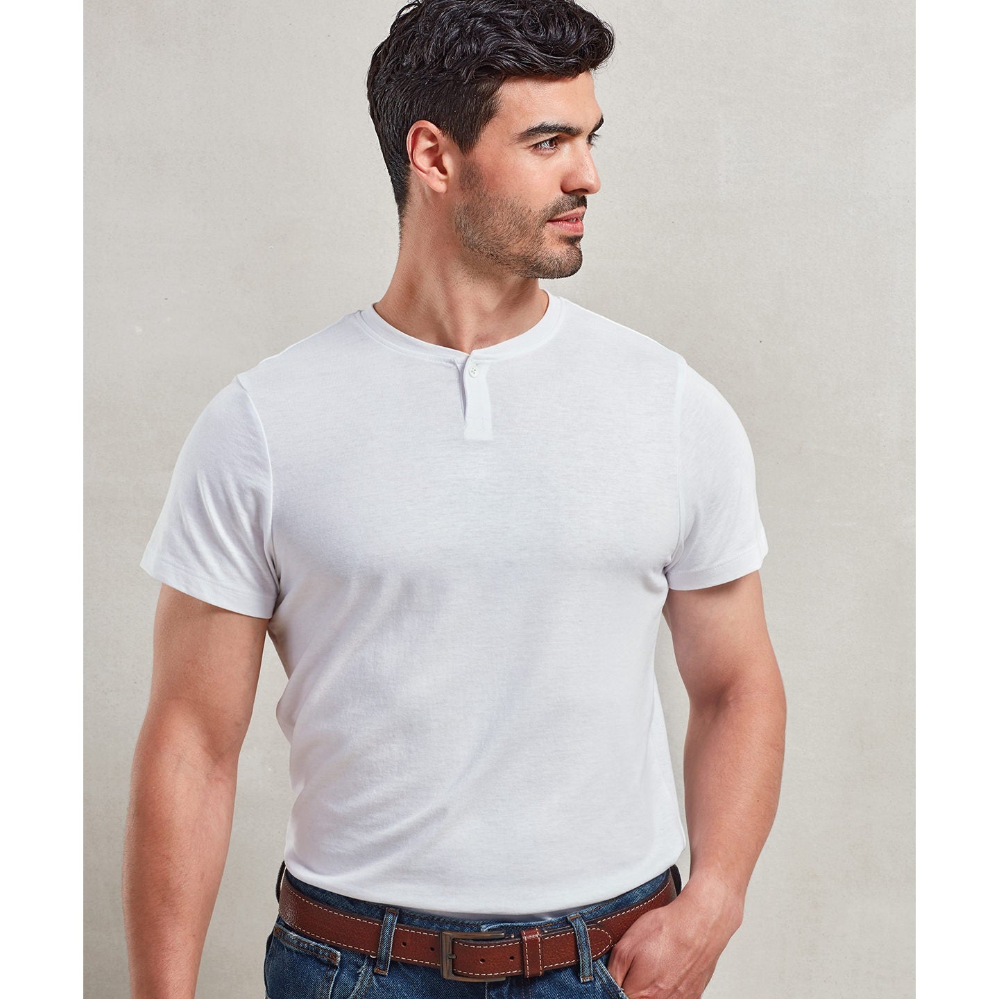 Premier Men's Cotton Rich Comis Tee