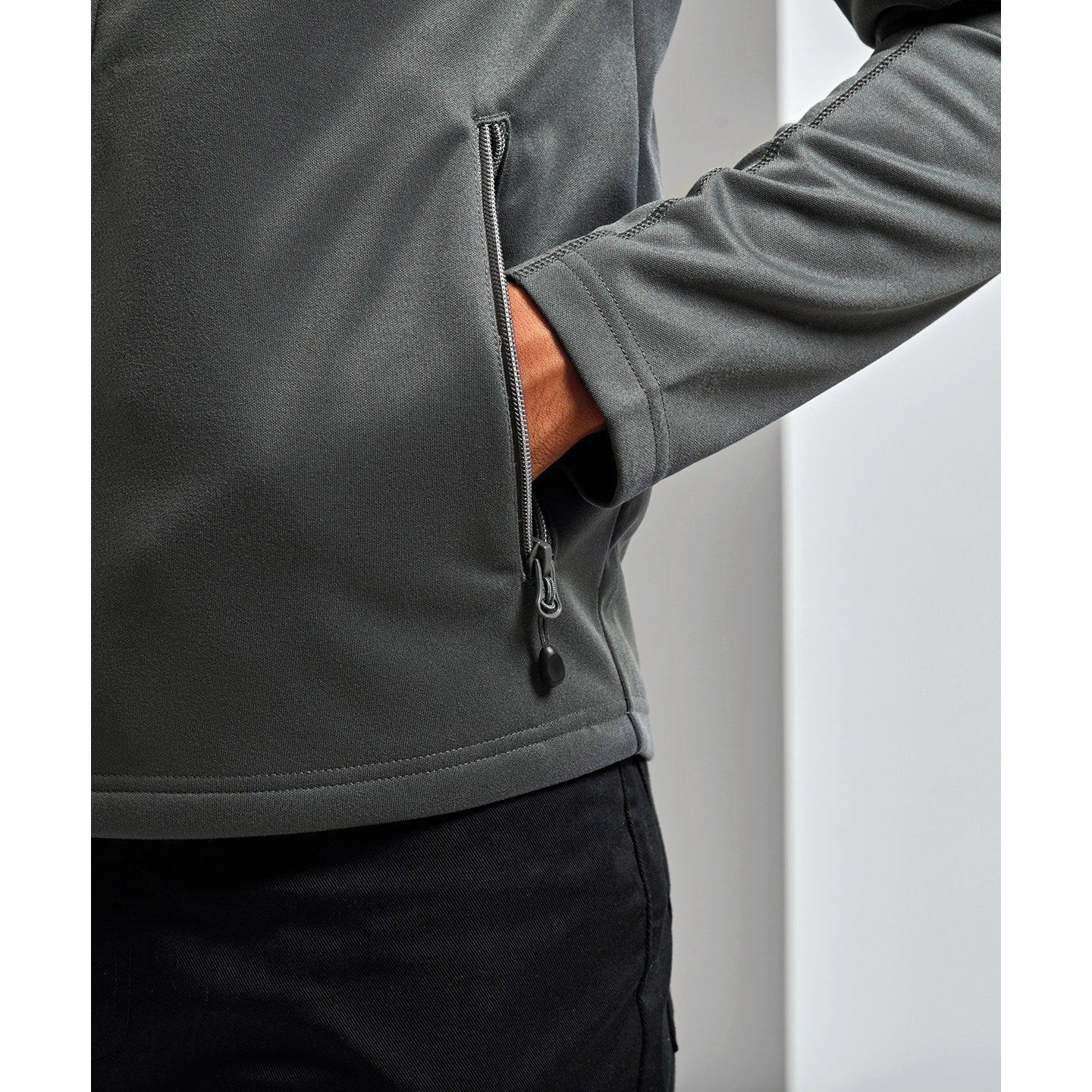 Premier Men's Spun Dyed Sustainable Zip-Through Sweatshirt
