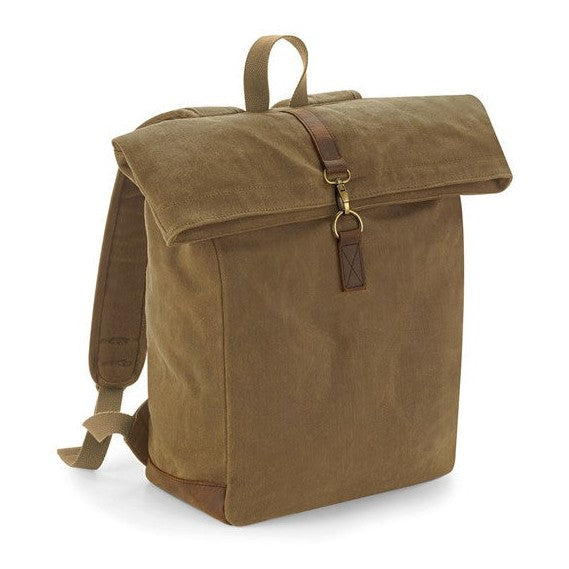 Quadra Heritage Waxed Canvas Backpack