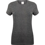 Sf Feel Good Women's Stretch T-Shirt - Heather Charcoal