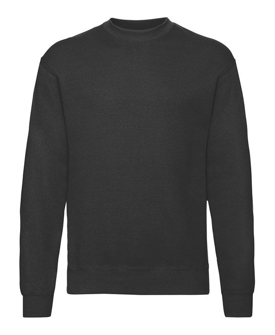 Fruit Of The Loom Classic 80/20 Set-In Sweatshirt - Black*?