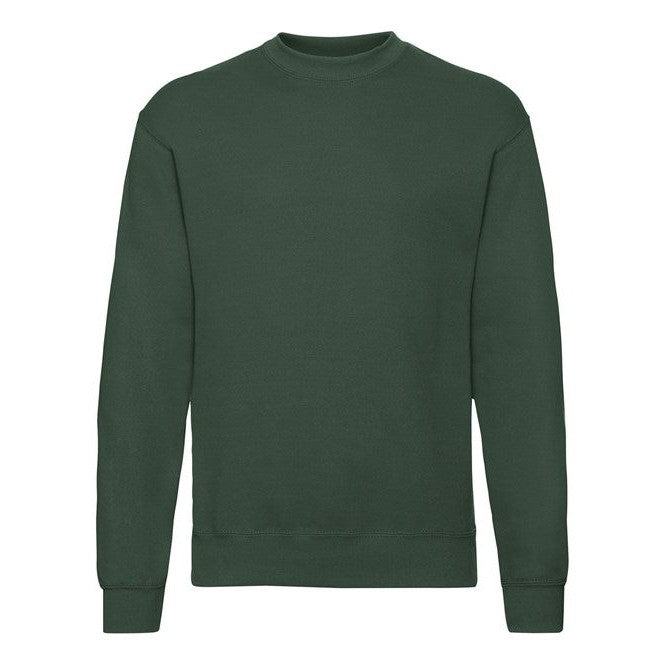 Fruit Of The Loom Classic 80/20 Set-In Sweatshirt - Bottle Green*