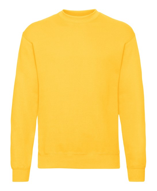 Fruit Of The Loom Classic 80/20 Set-In Sweatshirt - Sunflower*