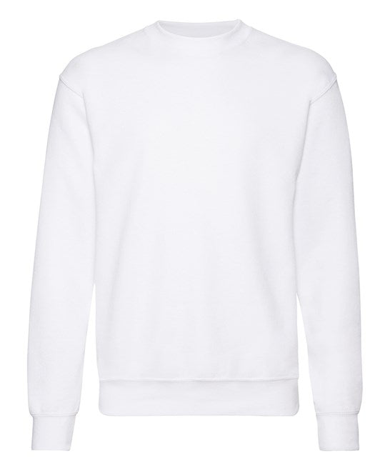 Fruit Of The Loom Classic 80/20 Set-In Sweatshirt - White*