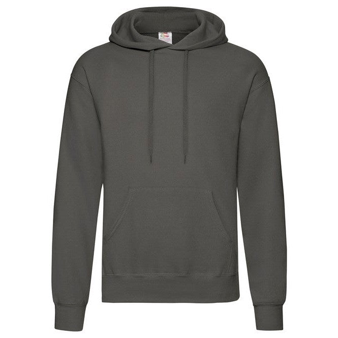 Fruit Of The Loom Classic 80/20 Hooded Sweatshirt - Light Graphite*
