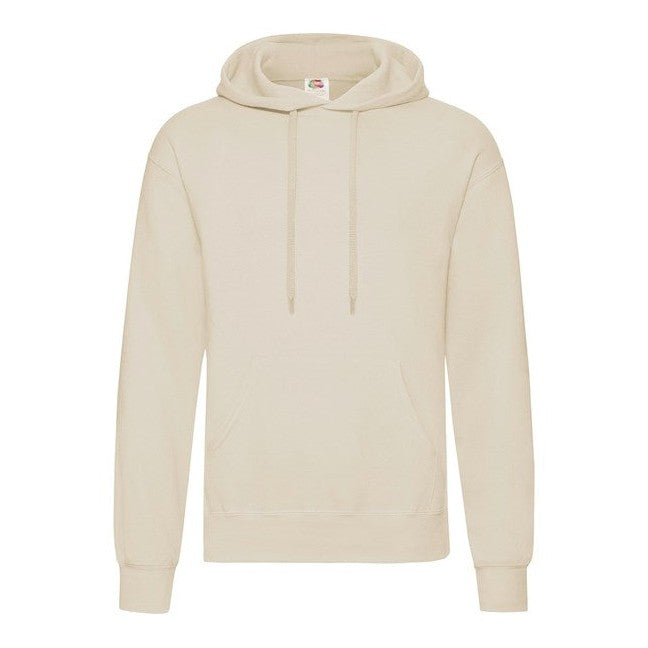 Fruit Of The Loom Classic 80/20 Hooded Sweatshirt - Natural